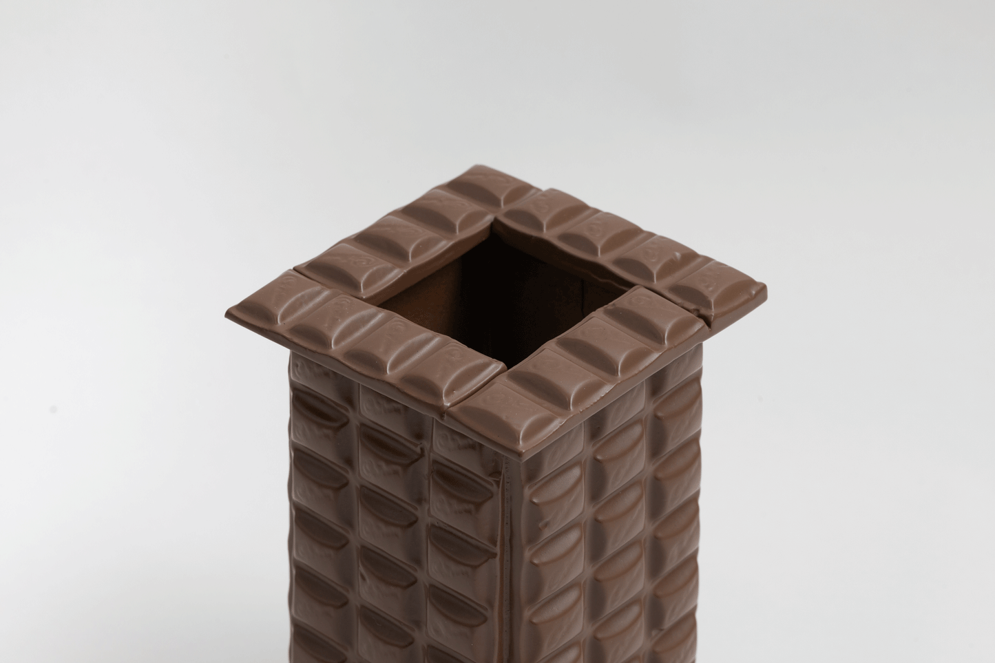 Milk Chocolate Aluminium Vase